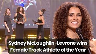 Sydney McLaughlin-Levrone beats Julien Alfred to win Female Track Athlete of the Year