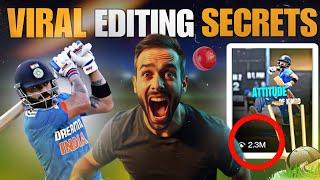 "How To Edit Viral Cricket Reels – Best App & Effects Explained!"