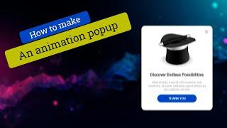 Creating a simple popup with JQuery animation | Modal Box for website