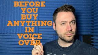 VOICE OVER TIPS Before you start out in voice over