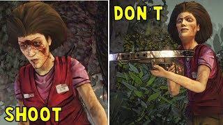 Lee Shoots Jolene vs Don't Shoot -All Choices- The Walking Dead