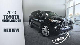 Review for 2023 Toyota Highlander Hybrid Platinum AWD