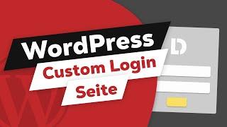 Custom Login Seite erstellen (ohne Plugins)