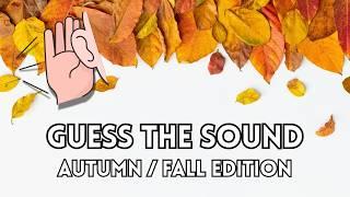 Fun Autumn Sounds for Kids! | Guess the Fall Sounds | Listening Game for Children | Sound Quiz