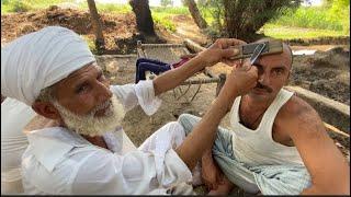 Asmr Fast Shaving with old Barber  (part 200)