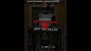 Granny vs Jeff The Killer #granny #creepypasta #shorts