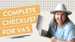Become a Virtual Assistant in 2024 (Complete Checklist!)