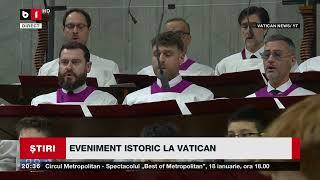 EVENIMENT ISTORIC LA VATICAN. PAPA FRANCISC DESCHIDE ANUL SFÂNT 2025. IMAGINI ÎN DIRECT_Știri B1TV