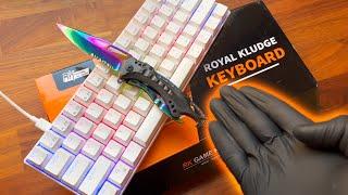 Royal Kludge RK61 Mechanical Gaming Keyboard Unboxing - ASMR