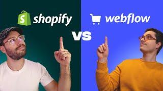 Shopify vs. Webflow:  E-commerce platform showdown
