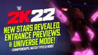 WWE 2K22: New Entrances Released, New Legends, New Superstars, Universe Mode, Match Types & More!