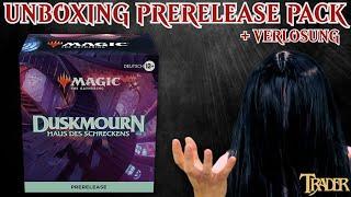 MTG Duskmourn Prerelease Pack Opening deutsch | Magic the Gathering | Review | Unboxing Trader 2024