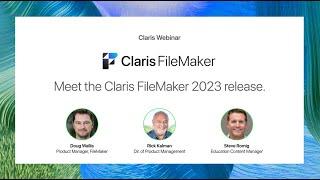 Webinar: Meet the Claris FileMaker 2023 release.
