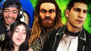 (Games EduUu) GTA V PC - Aquaman, Justiceiro, Megaman e Mais (MODS) | REACT