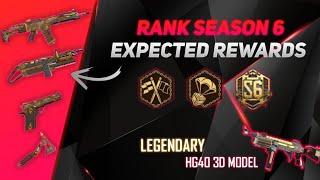 "NEW" EXPECTED RANK SEASON 6 REWARDS |" CHOPPER IN RANK "SEASON 6" SEASON 9 WEAPON CHARMS.