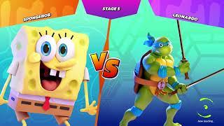 Nickelodeon All-Star Brawl (Arcade Mode - Very Hard) SpongeBob Gameplay