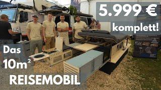 In 5 Min! DAS 5.999 € WOHNMOBIL mit Küche| Bad| Bett| Sitzbank| Kühlschrank| Dusche und Stauraum