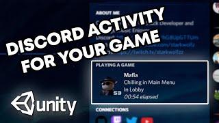How to setup Discord Rich Presence in unity projects