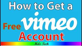 Join Vimeo Account || How to create vimeo account