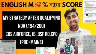 Live doubts session//How to increase marks in mains mock test for CPO 2024/Best strategy for English