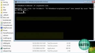 How to Replace - Fix explorer.exe, shell32.dll in Windows 7 by Britec