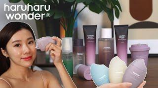 HARU HARU WONDER SKINCARE FIRST IMPRESSION + REVIEW! | MONGABONG