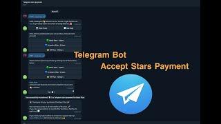 How to make telegram bot accept stars payment For Free! | Source code