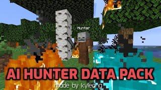 (Datapack) Minecraft Manhunt but you have no friend... (AI Hunter v1.0)