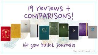 The 150 and 160 gsm dotted notebooks I've reviewed