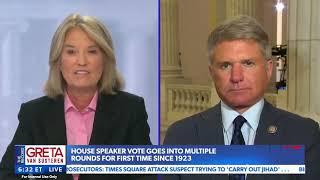 Rep. Michael McCaul Discusses the Race for House Speaker with Greta Van Susteren on Newsmax