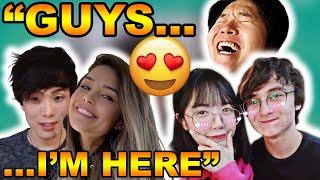 Disguised Toast FIFTHWHEELING Raekkuno and Reechu! | Valkyrae notices the "RAEKKUNO" ship!