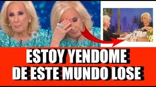 Mirtha Legran se Quiebra en SU PROGRAMA Y CUENTA El sueño QUE TIENE ANTES DE IRSE