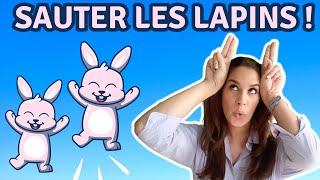 Sauter les Lapins ! Hop Little Bunnies in French #comptines #nurseryrhymes