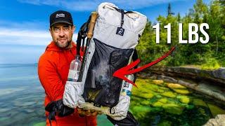 On trail walk-thru of my lightweight backpacking loadout (Summer 2023)