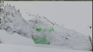 Blender 2.82 Mantaflow Water with "bubbles"