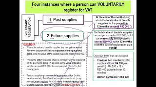 Voluntary VAT registration