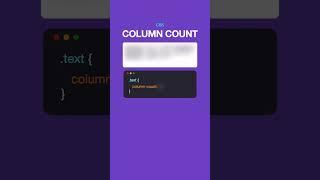 css column count #tips #css