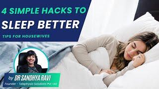 4 Effective Sleep Hacks for Busy Housewives To Sleep Better