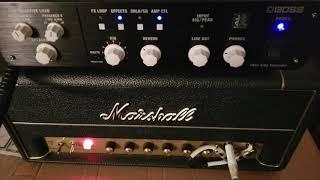 Marshall SV20H, Boss Waza Tube Amp Expander - Short Demo