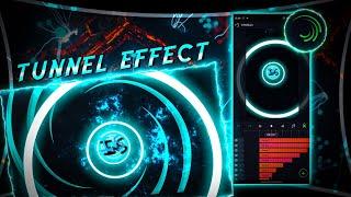 Tunnel effect alight motion preset xml free | text animation