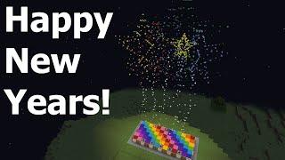 How to Build a New Years Firework Display in Minecraft 1.18!