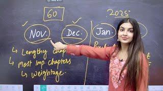 Class 12 How i scored 98% by studying from November  November Roadmap  MUST WATCH #boards2025