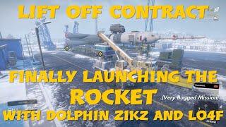 SnowRunner Lift Off Contract (Very Bugged Mission) With Dolphin Zikz And Lo4f