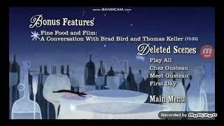 ratatouille dvd menu "Bonus Features"