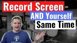 How To Record Your Screen And Yourself At The Same Time [FREE Option] | Mike Hobbs