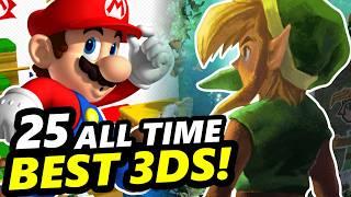TOP 25 BEST Nintendo 3DS Games of All Time !