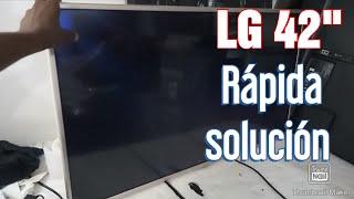 PANTALLA sin IMAGEN || TV LG no tiene vídeo || Rápida solución y diagnóstico