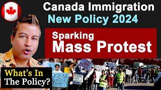 Massive Protest In Canada | International Student Crises | Immigration Policy Change 2024