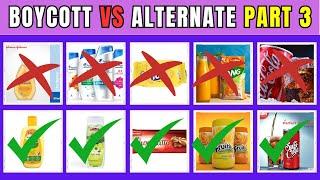 Boycott Israel Products | Alternative Products List |  Israel vs Palestine| boycott vs alternative