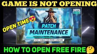 Maintenance Break Update FreeFire | Why Game Is Not Open | FreeFire new Maintenance break Update